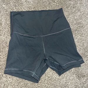 lululemon athletica Dark Gray Bike Shorts